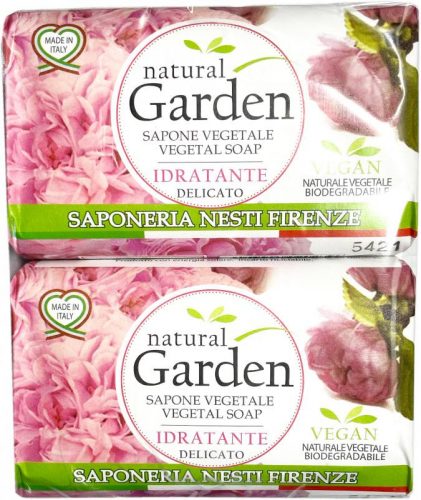 Saponeria Nesti Natural Garden - Idratante - 2 x 125 gr