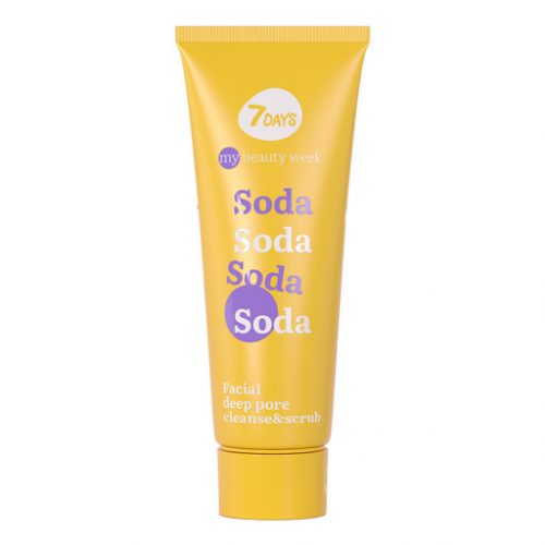 7Days My Beauty Week Soda mască și exfoliant 2in1 pentru curățare profundă- 80 ml